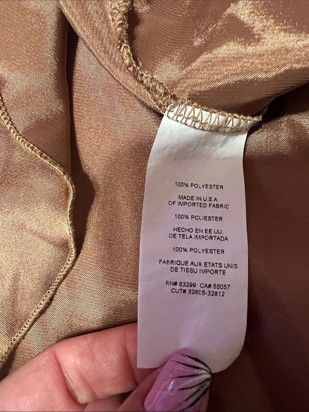 Nicole Miller Bronze Brown Satin Slip Midi Skirt - Picture 12 of 13